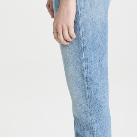 AGOLDE Fen High Rise Relaxed Taper Jeans In Quarrel Size 28 - Picture 5 of 6